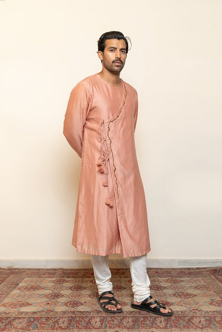 Rooman Kurta - Pearl Pink - CiceroniKurtaNirjara