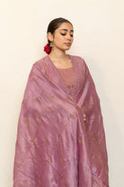 Ruhma Sharara Set - Lilac (Set of 4) - CiceroniKurta Set, Festive wearNirjara