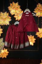 Rukmini Girls Ethnic Wear Top and Pleated Lehenga Skirt Co-ord Set - CiceroniLehenga SetLove The World Today