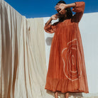 Rust Orange Arazi Dress - CiceroniNirjara