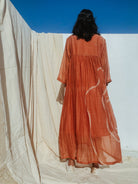 Rust Orange Arazi Dress - CiceroniNirjara
