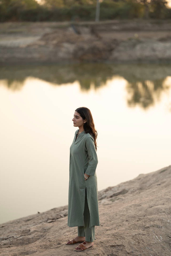 Sage Green Kurta Set - CiceroniCo-ord SetMaidaan