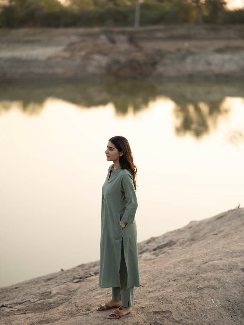 Sage Green Kurta Set - CiceroniCo-ord SetMaidaan