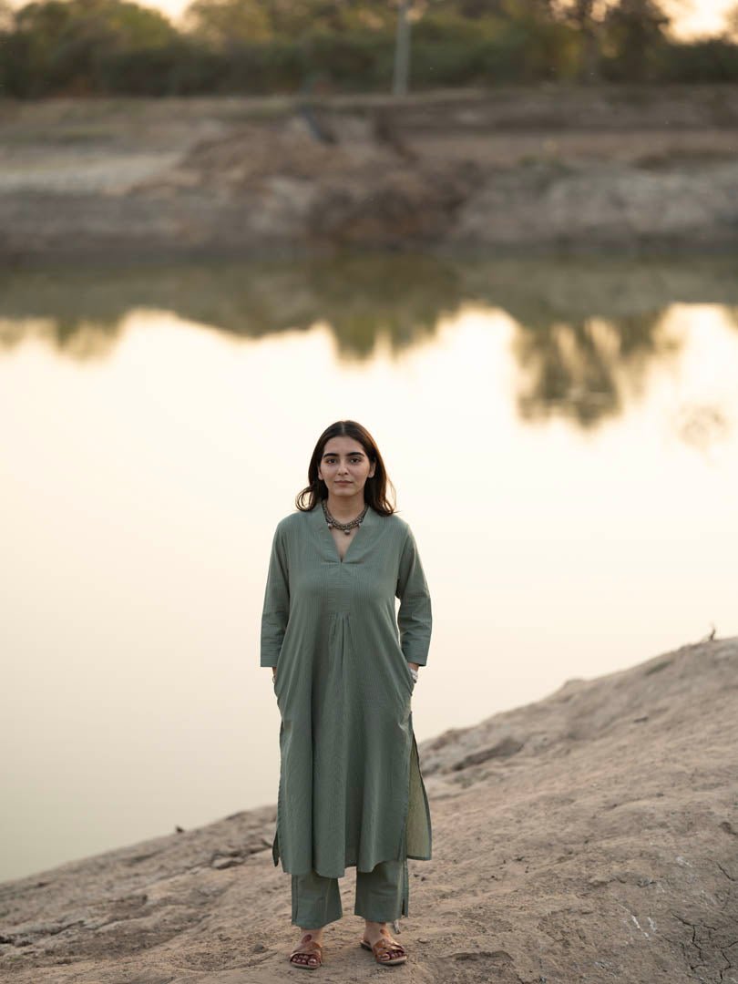 Sage Green Kurta Set - CiceroniCo-ord SetMaidaan