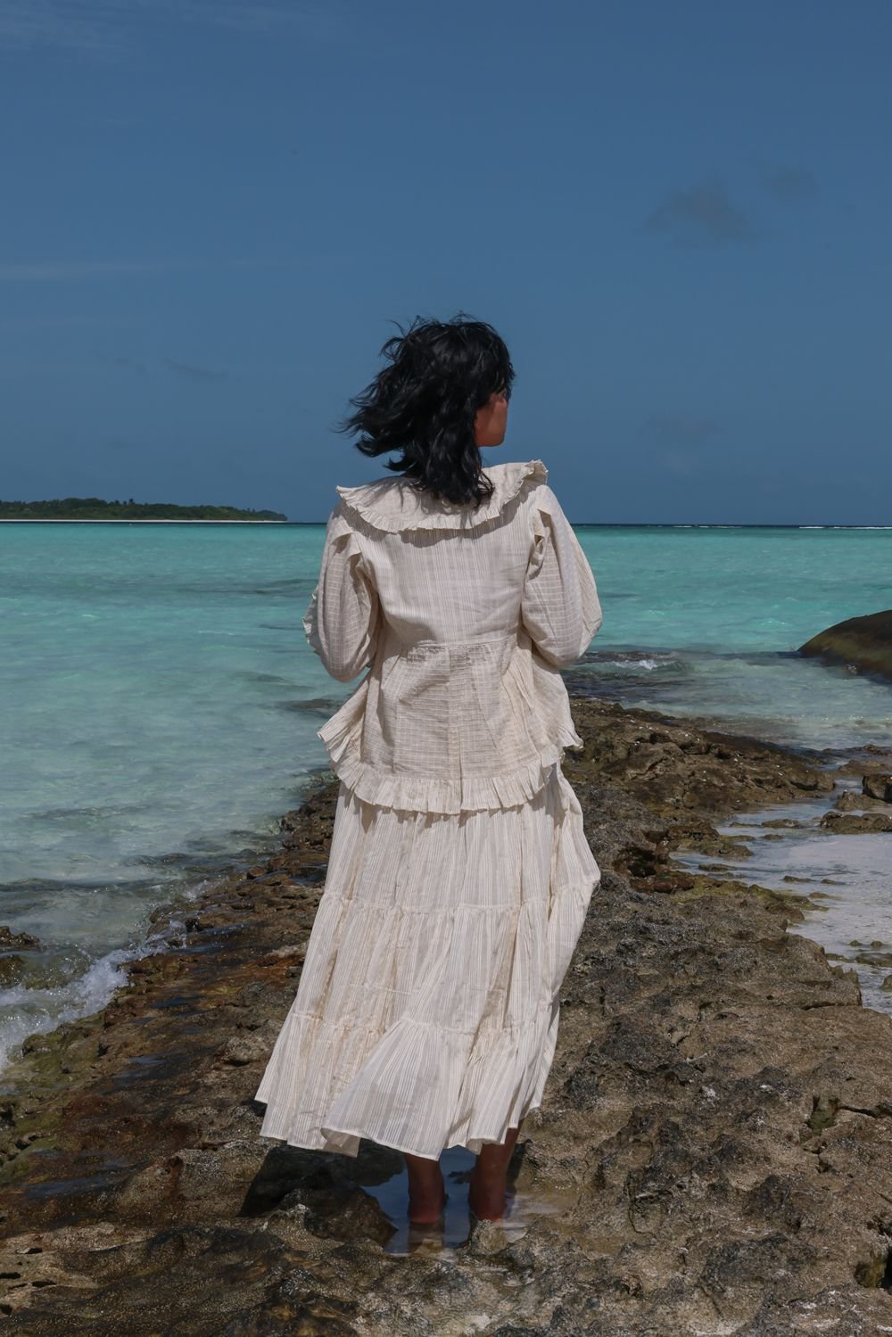 Sakhi Skirt-Warm White - CiceroniSkirtsRAAS Life