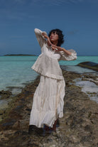 Sakhi Skirt-Warm White - CiceroniSkirtsRAAS Life