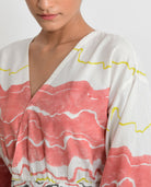 Salmon Flow Crop Top - CiceroniCrop top, CorsetRias Jaipur