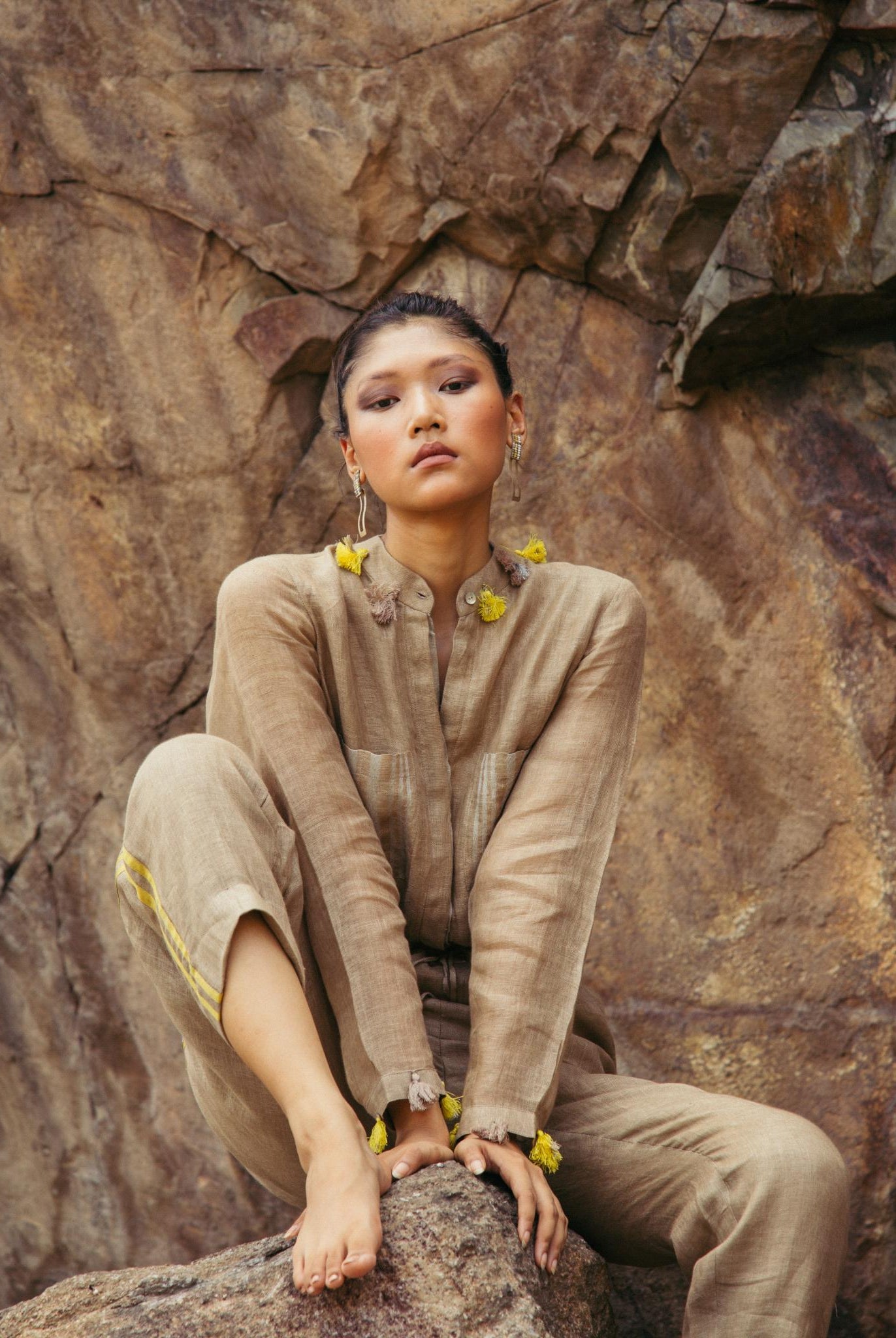 Sand Jumpsuit - CiceroniJumpsuitPriyanca Khanna