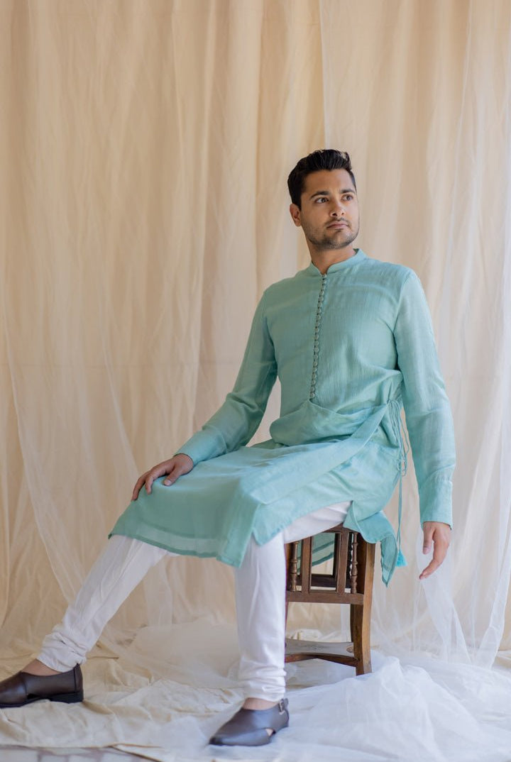 Sapphire Angarkha Kurta - CiceroniNirjara