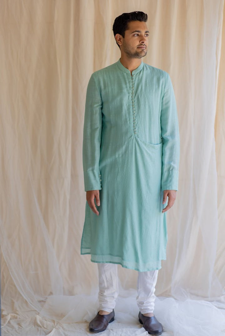 Sapphire Angarkha Kurta - CiceroniNirjara