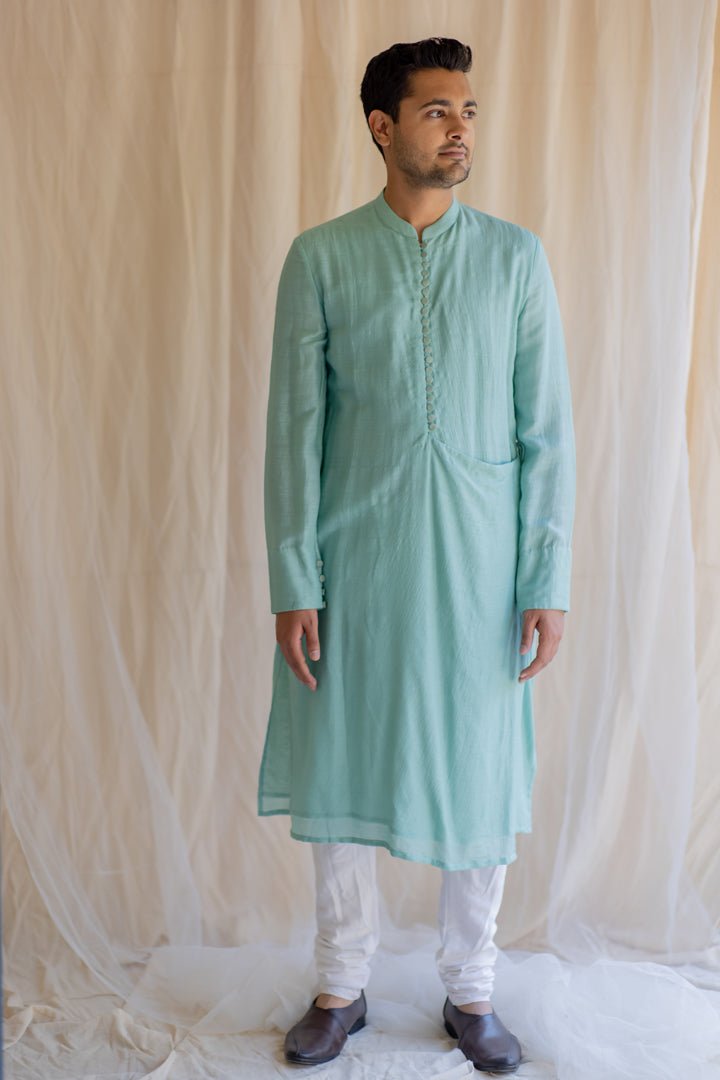 Sapphire Angarkha Kurta - CiceroniNirjara