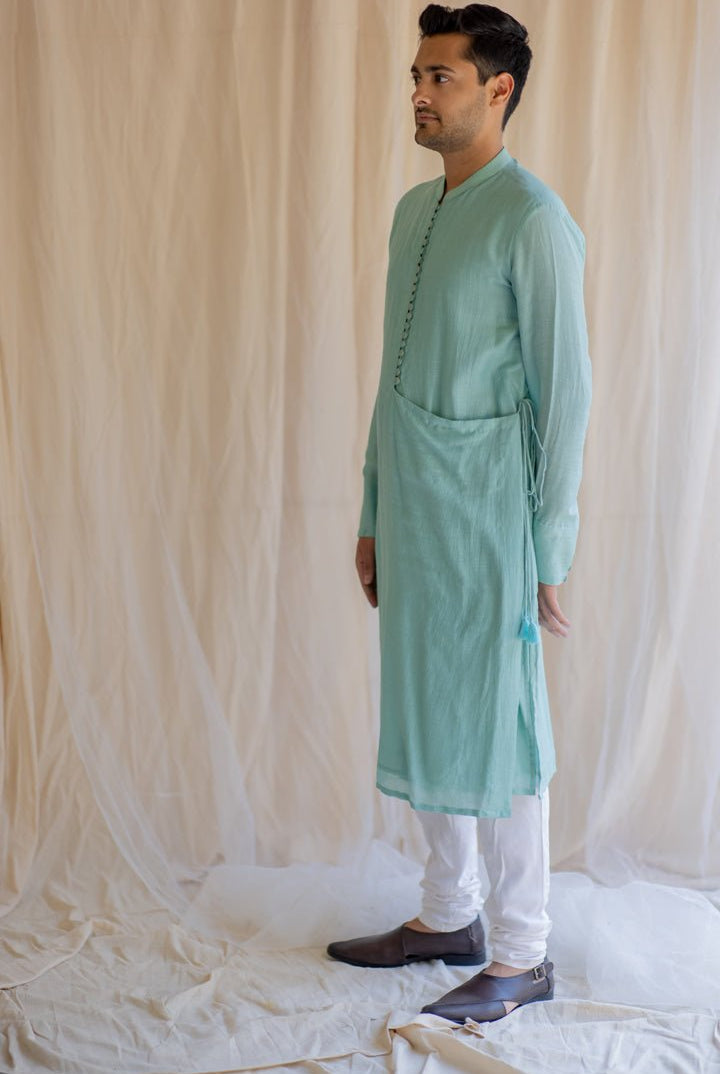 Sapphire Angarkha Kurta - CiceroniNirjara