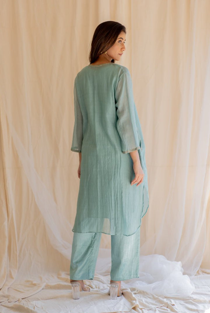 Sapphire Gul Seedh Kurta Set - CiceroniNirjara