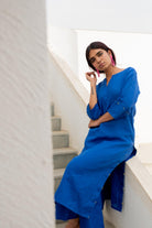 Sapphire Linen Kurta Set - CiceroniKurta SetSilai Studio