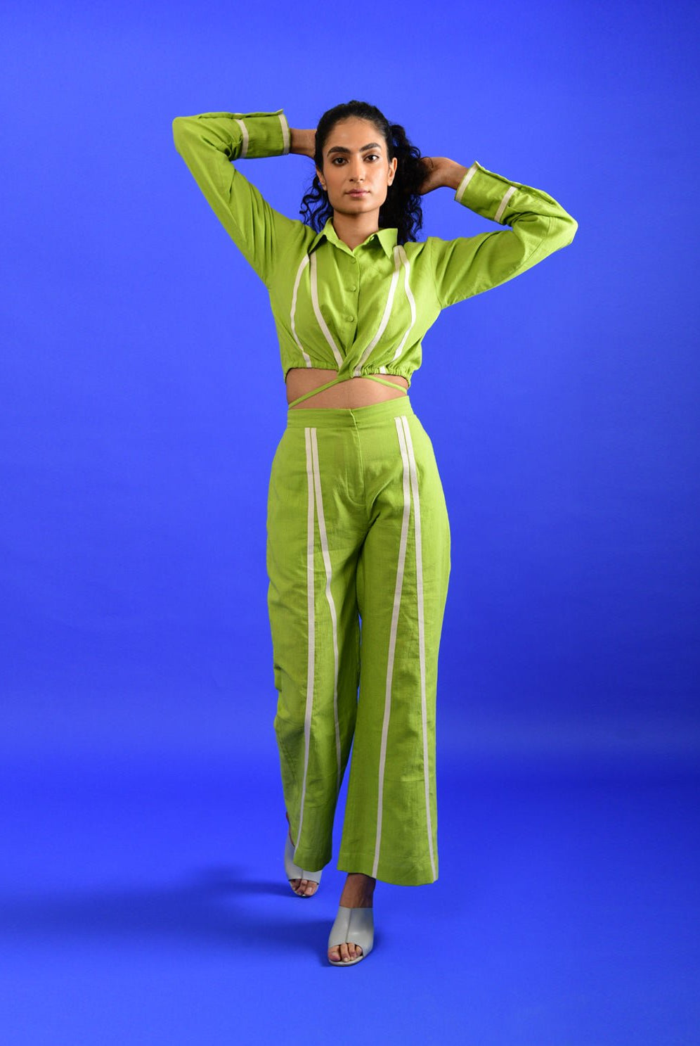Scream Green Co-ord Set - CiceroniCo-ord SetRias Jaipur
