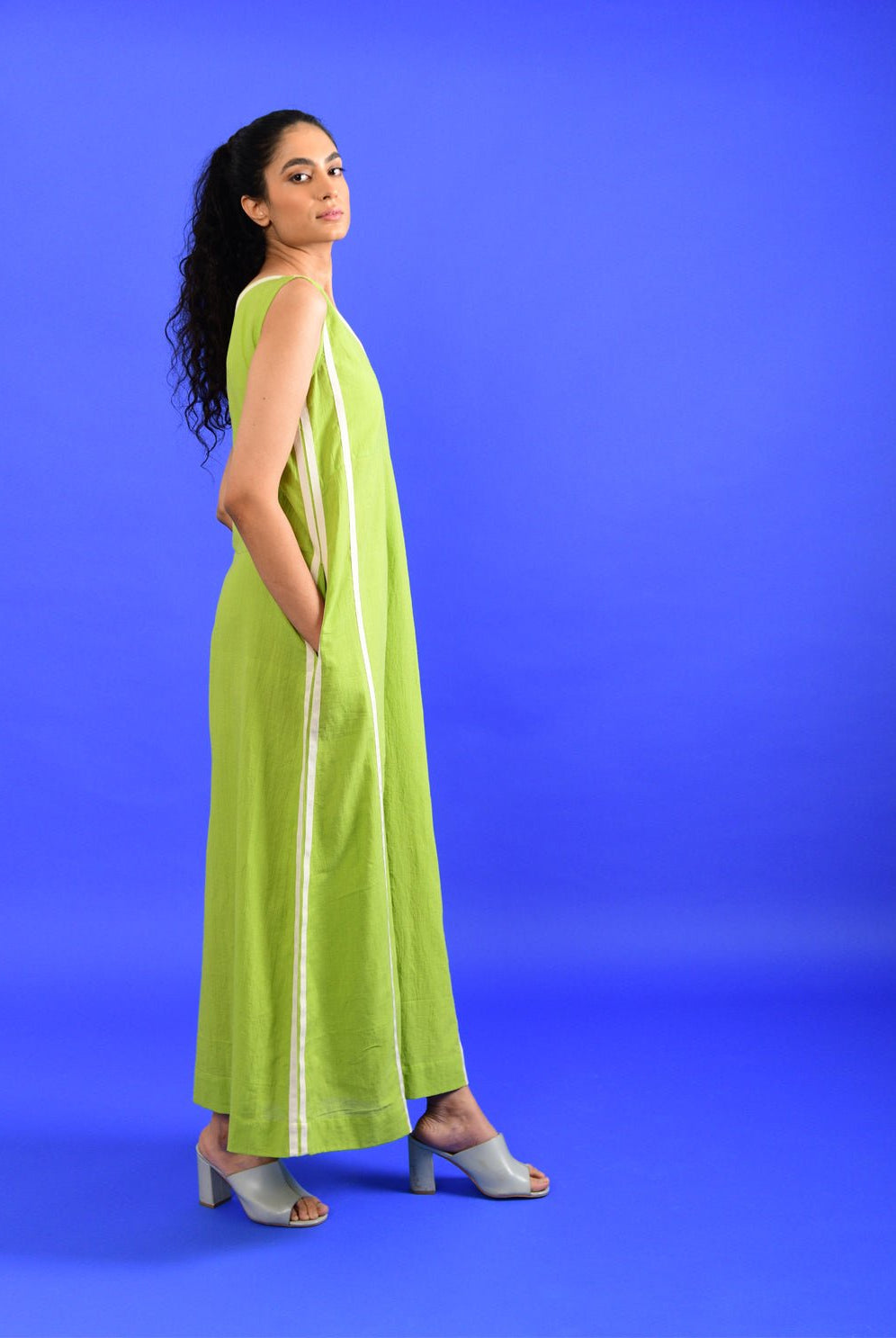 Scream Green Jumpsuit - CiceroniJumpsuitRias Jaipur