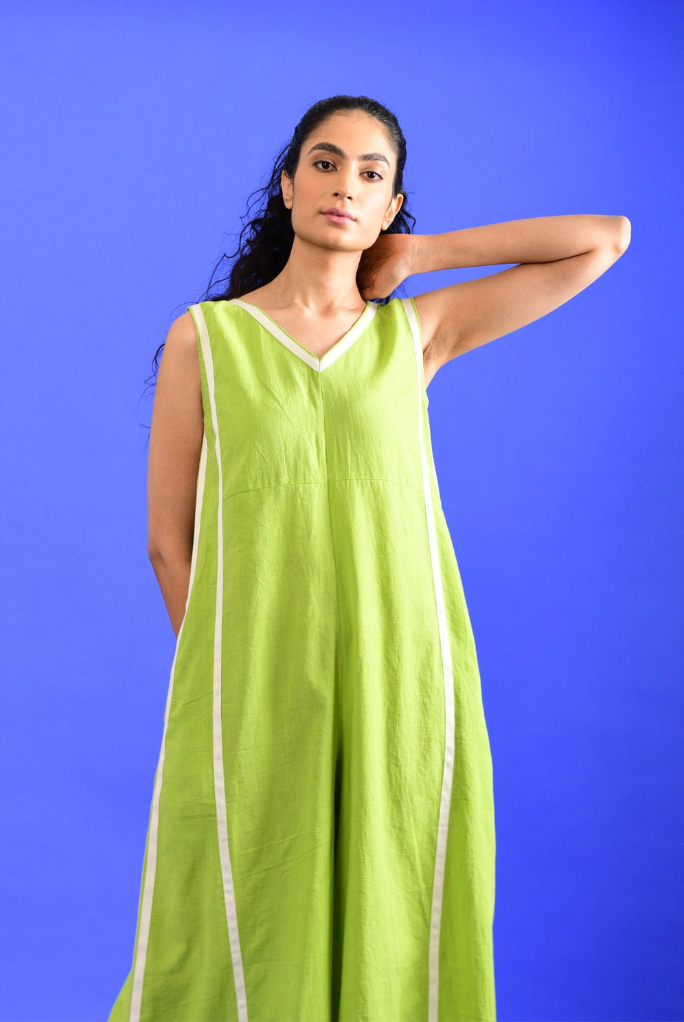 Scream Green Jumpsuit - CiceroniJumpsuitRias Jaipur
