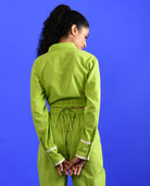 Scream Green Tie Up Top - CiceroniTopRias Jaipur