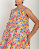 Scribble Hand Block Maxi - CiceroniDressesRias Jaipur