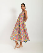 Scribble Hand Block Maxi - CiceroniDressesRias Jaipur