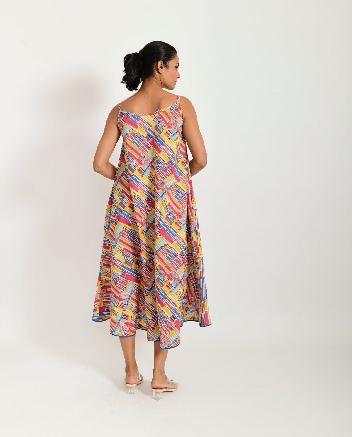 Scribble Hand Block Maxi - CiceroniDressesRias Jaipur