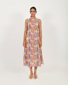Scribble Side Cut Dress - CiceroniDressesRias Jaipur