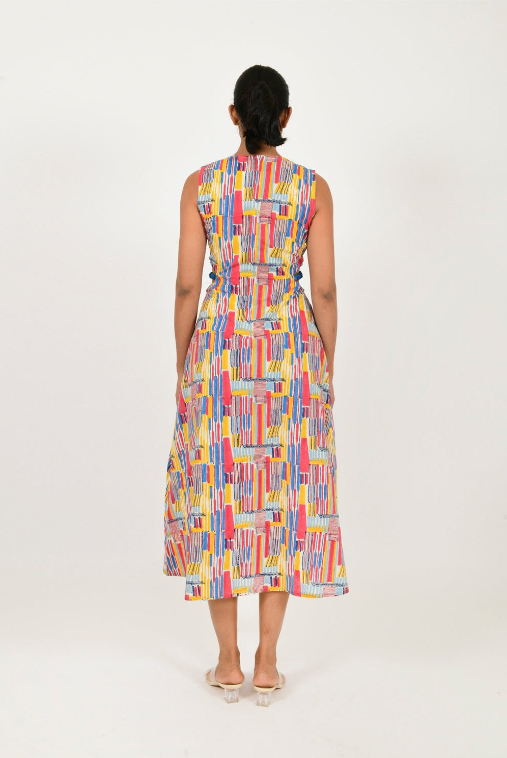 Scribble Side Cut Dress - CiceroniDressesRias Jaipur