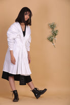Shirt Dress with Buttons - CiceroniKoshue