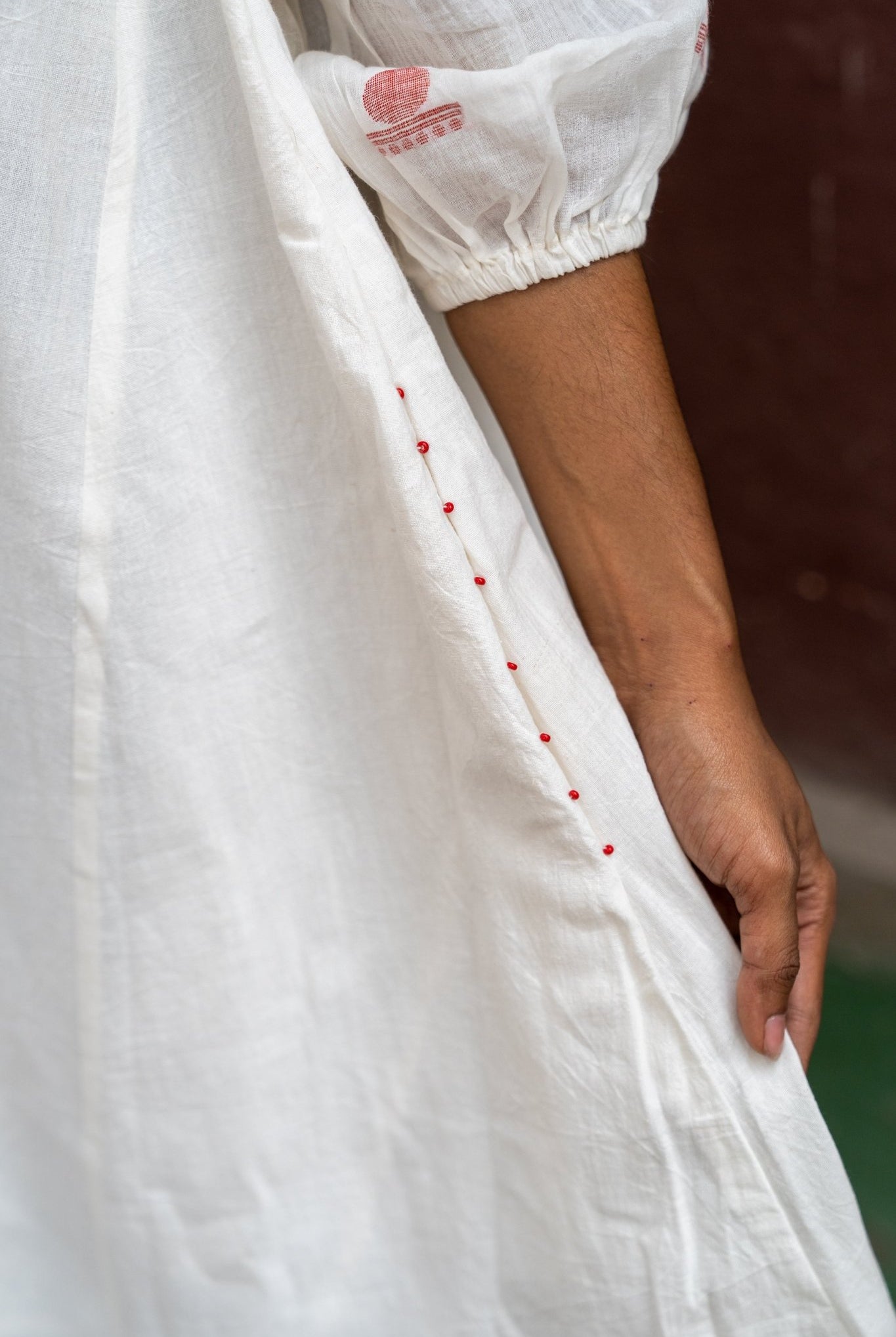 Shvet A-Line Panelled Dress - CiceroniDressesPrathaa