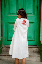 Shvet A-Line Panelled Dress - CiceroniDressesPrathaa