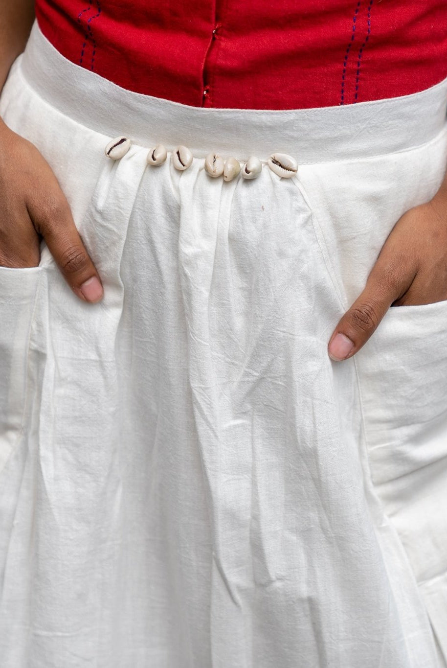 Shvet Cotton Mul Dhoti - CiceroniDhotiPrathaa