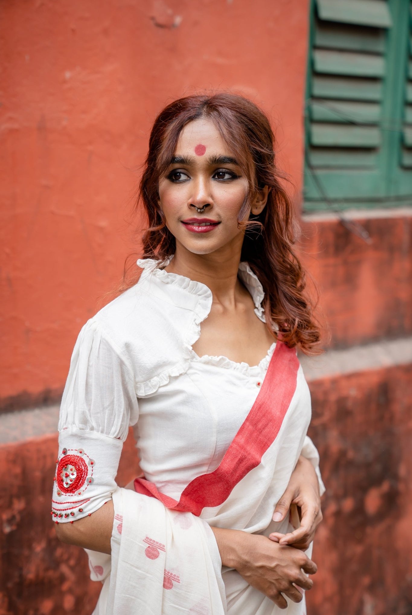 Shvet Victorian Blouse - CiceroniBlousePrathaa