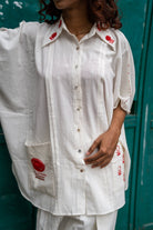 Shvet White Kaftan - CiceroniKaftanPrathaa