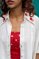 Shvet White Kaftan - CiceroniKaftanPrathaa