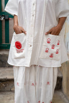 Shvet White Kaftan - CiceroniKaftanPrathaa