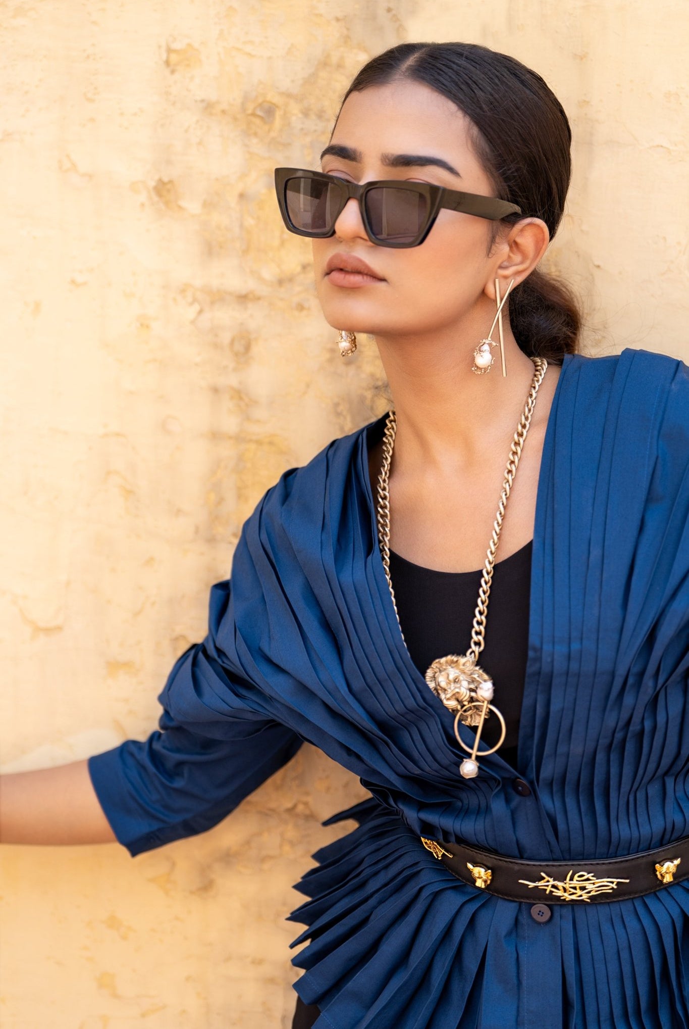 Signature Pleated Shirt - CiceroniShirtKoshue