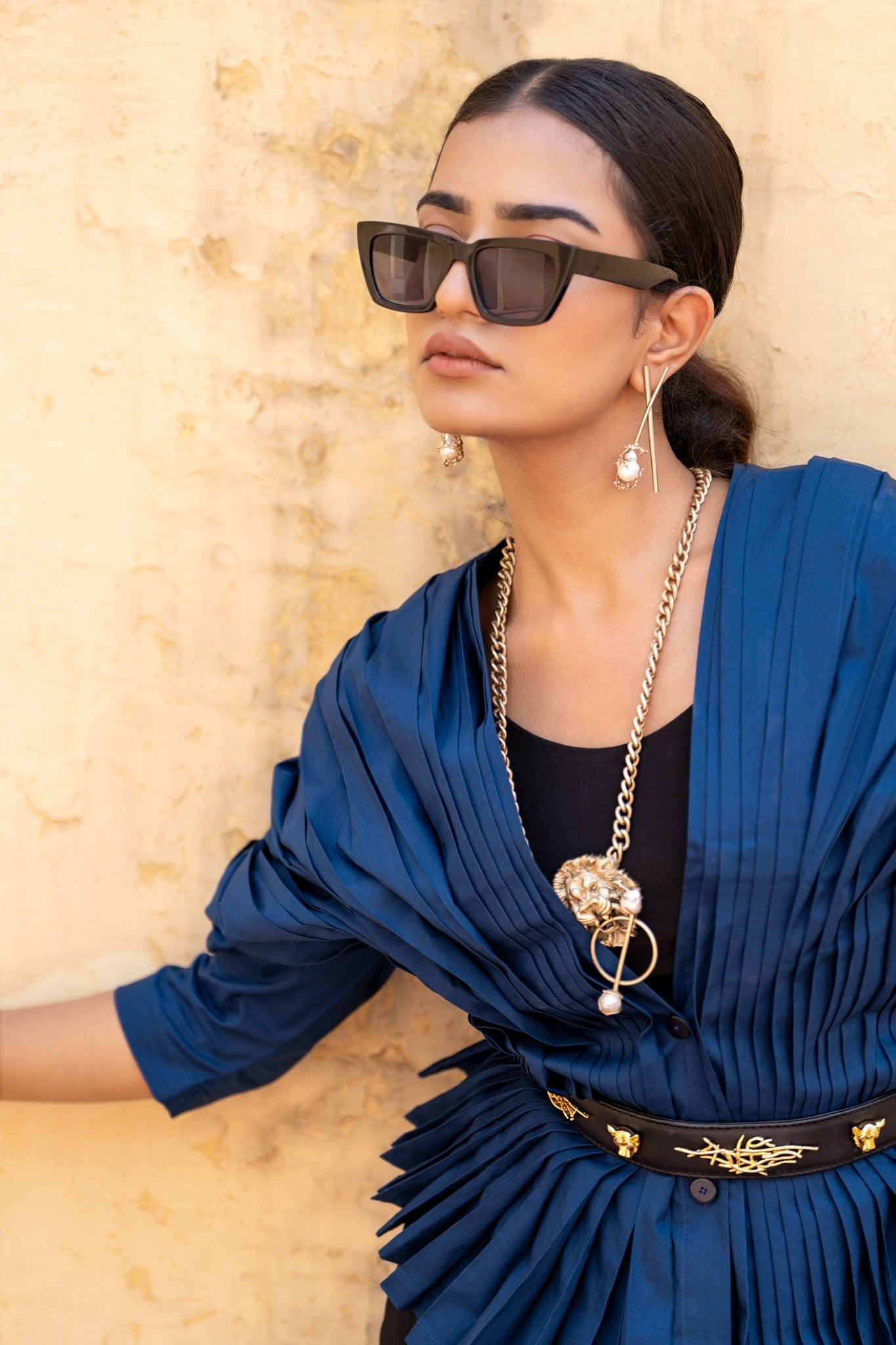 Signature Pleated Shirt - CiceroniShirtKoshue