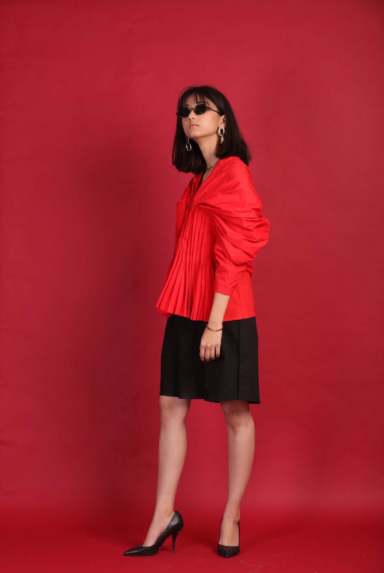 Signature Pleated Top - CiceroniKoshue