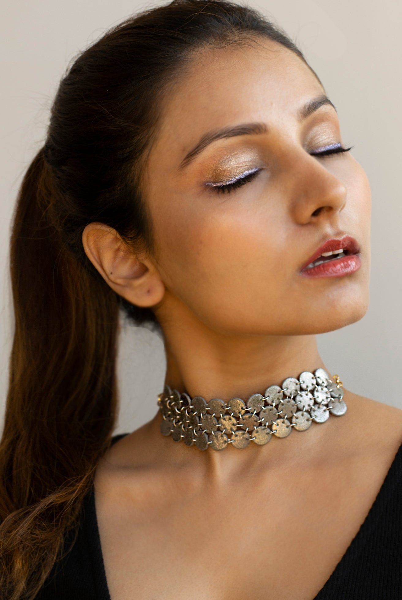 Silver Chord Choker - CiceroniNoupelle