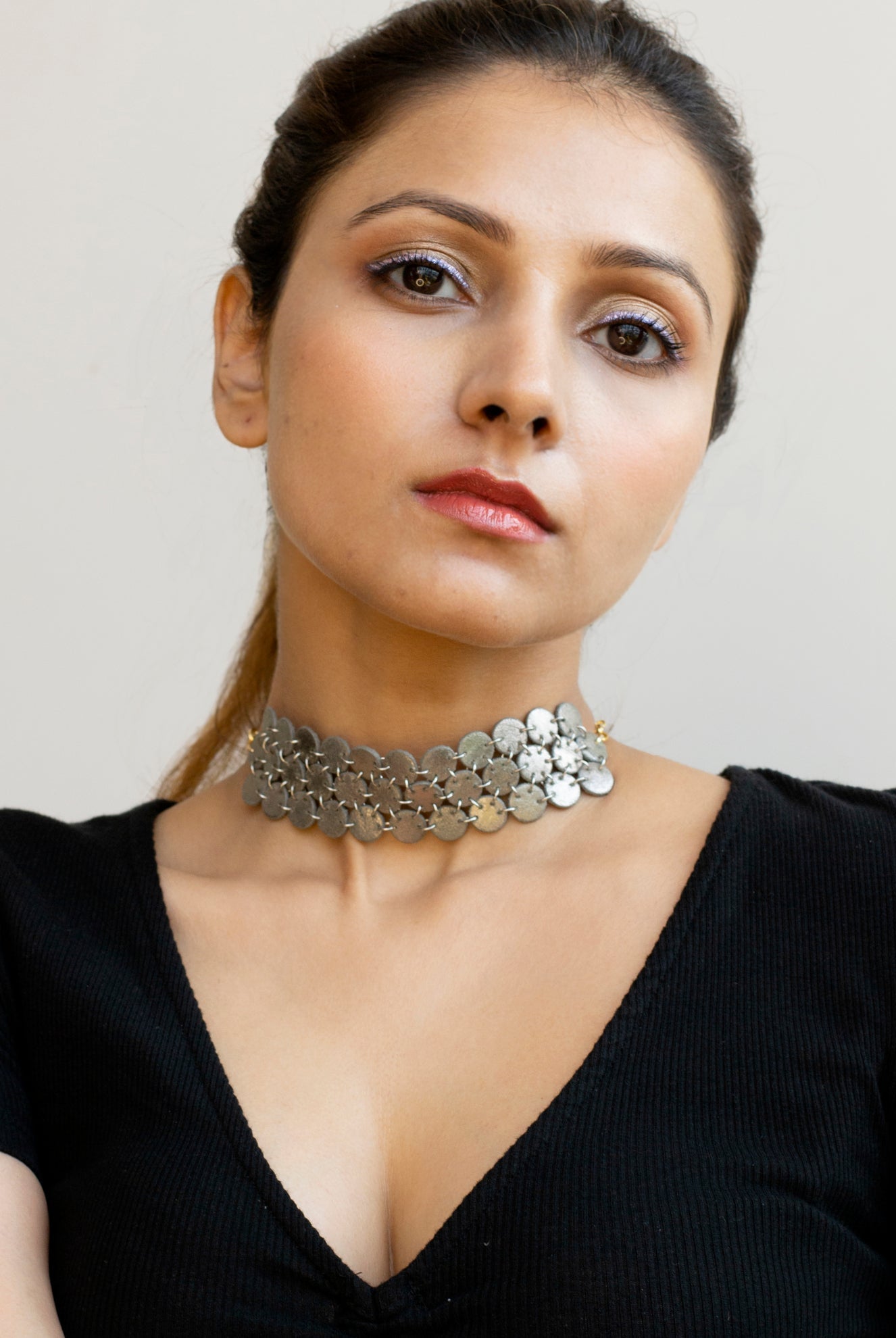 Silver Chord Choker - CiceroniNoupelle