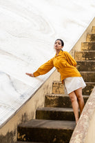 Sleeve Pleated Top - CiceroniTopsKoshue