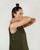 Solid Moon Olive Co-ord - CiceroniRias Jaipur