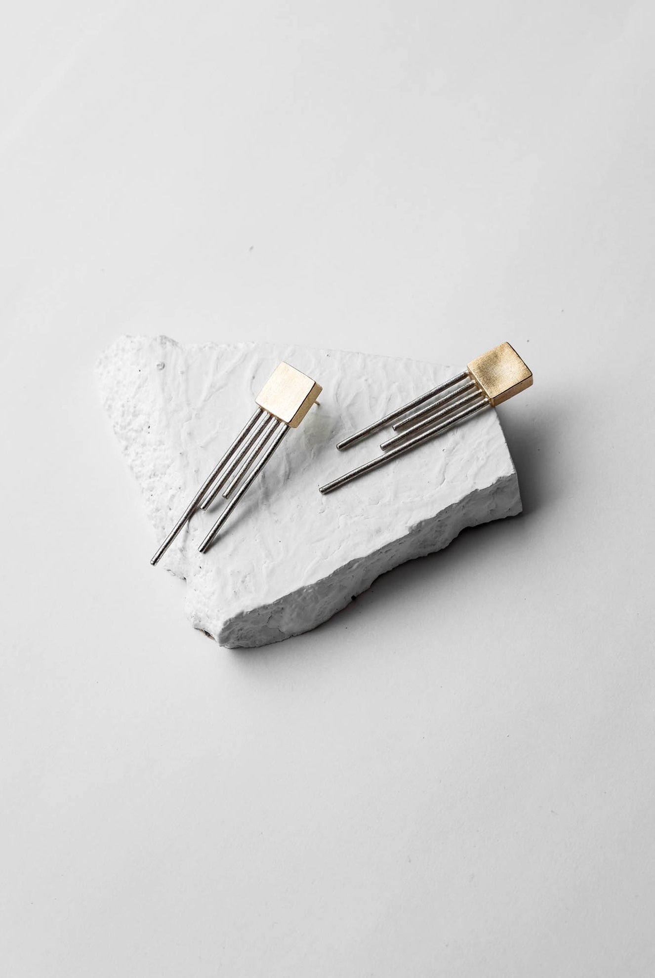 Square Trinity Earrings - CiceroniDE'ANMA