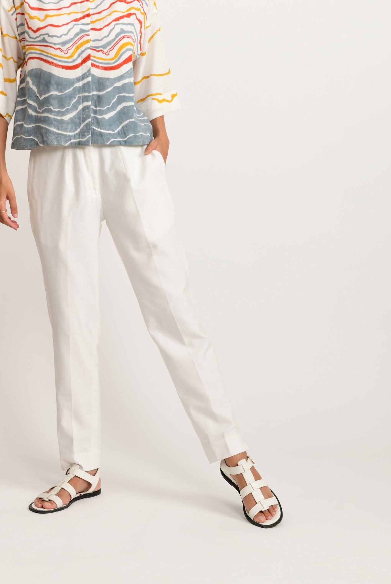 Straight Sand Pant - CiceroniRias Jaipur