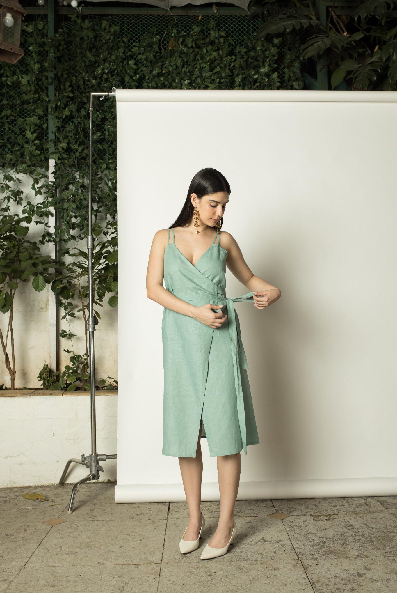 Strappy Wrap-Around Midi - CiceroniDressesAnushé Pirani