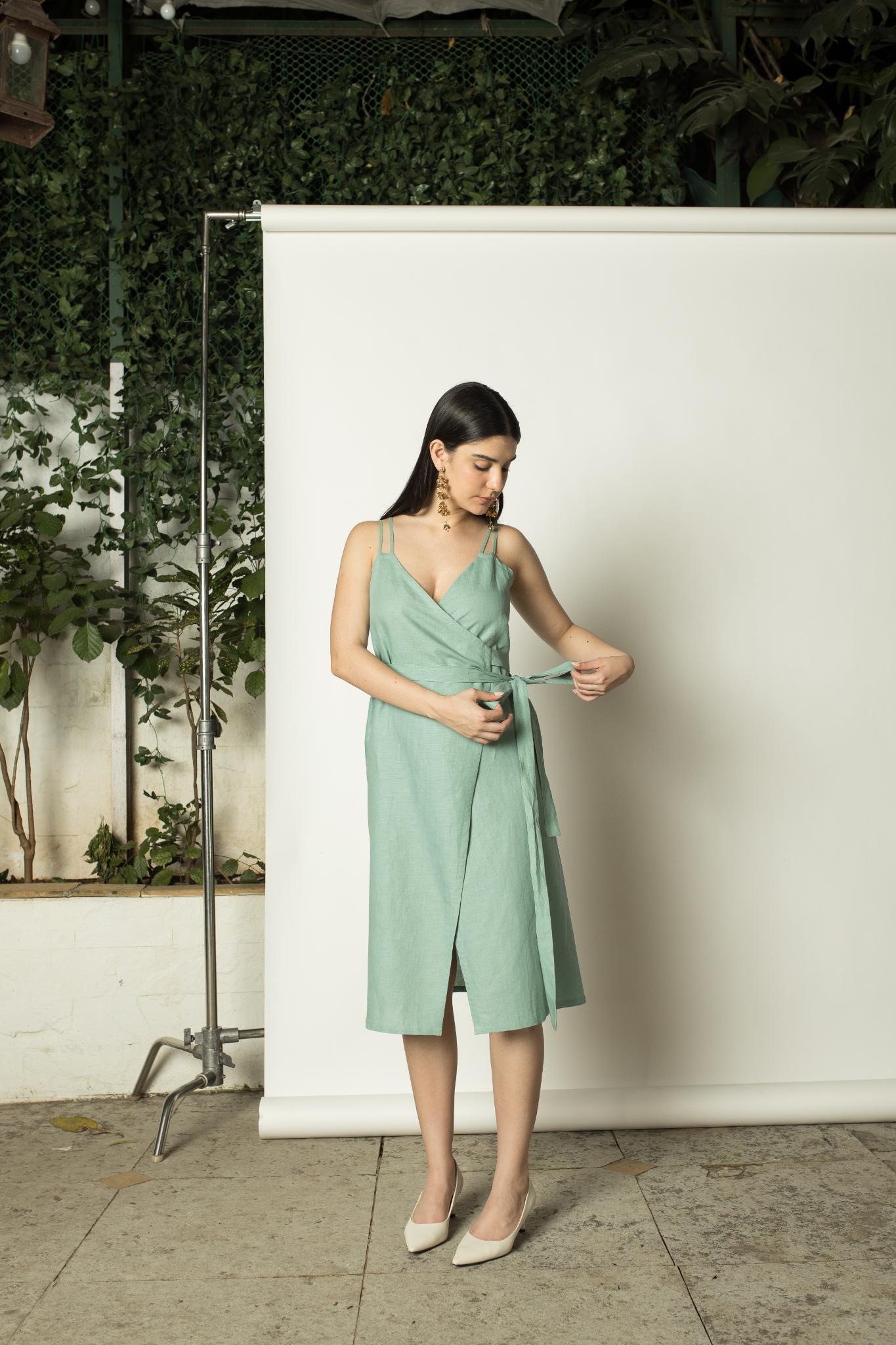 Strappy Wrap-Around Midi - CiceroniDressesAnushé Pirani