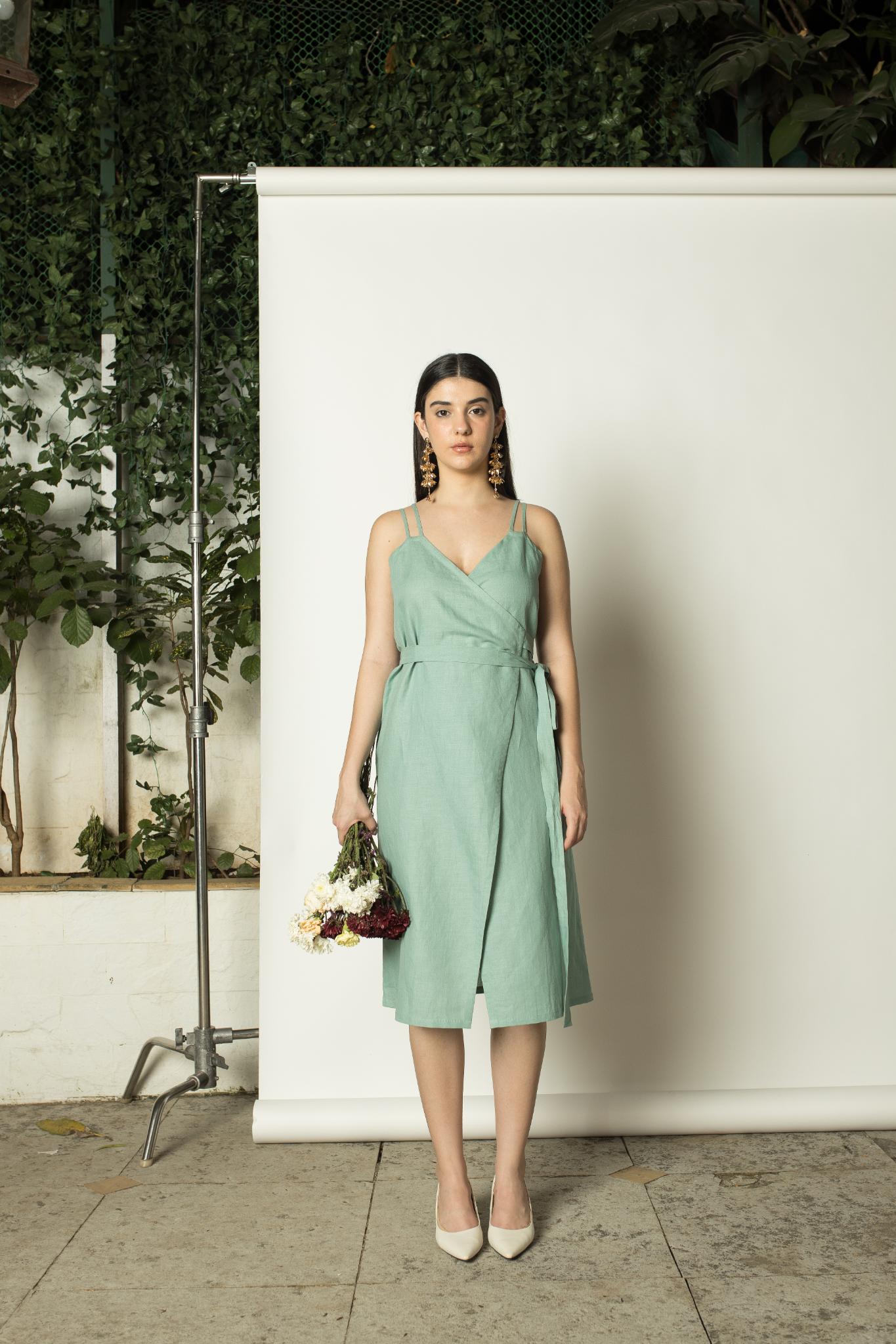 Strappy Wrap-Around Midi - CiceroniDressesAnushé Pirani