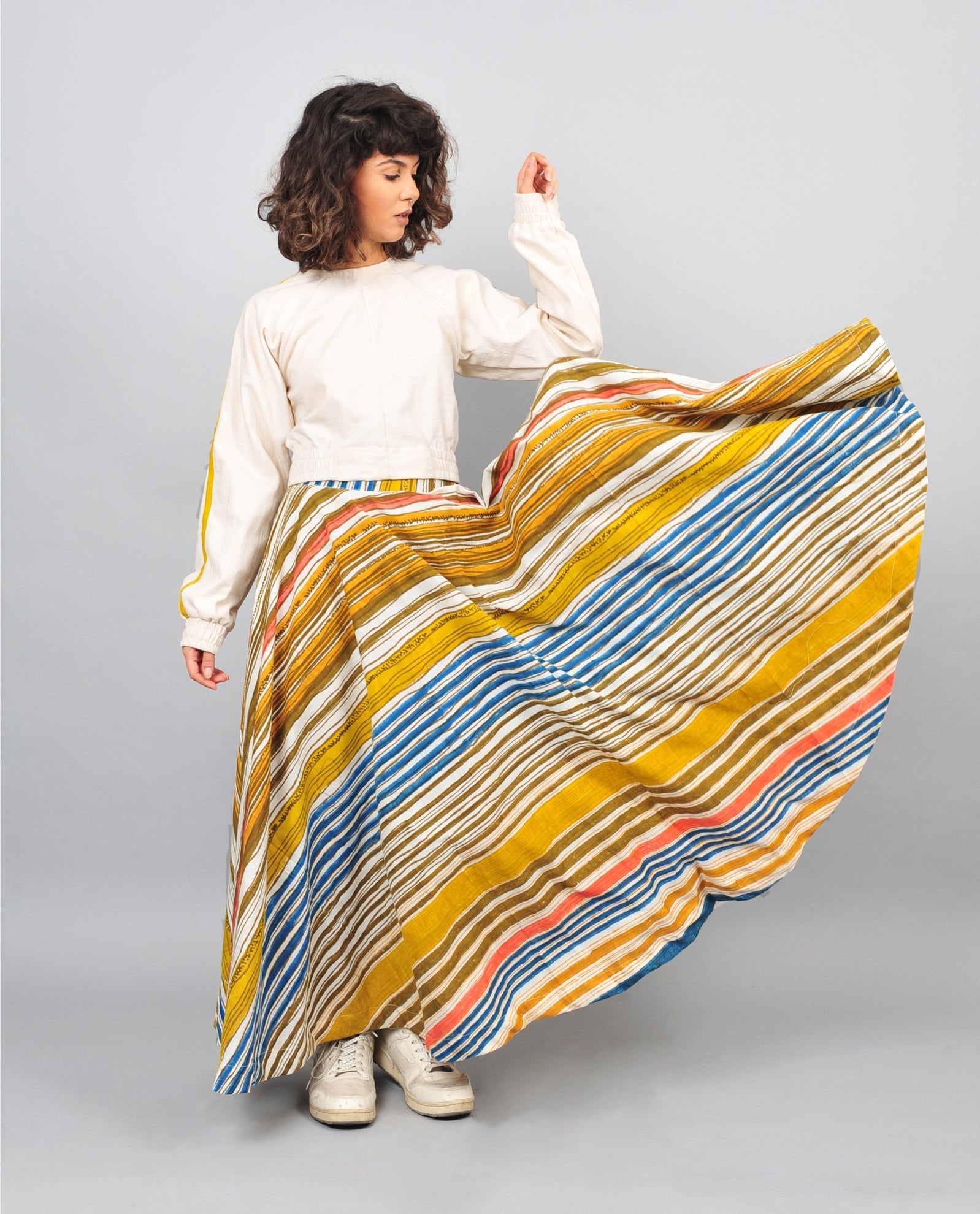 Striped Skirt - CiceroniRias Jaipur