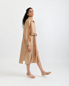 Sunburst Tie Up Dress - CiceroniDressesRias Jaipur
