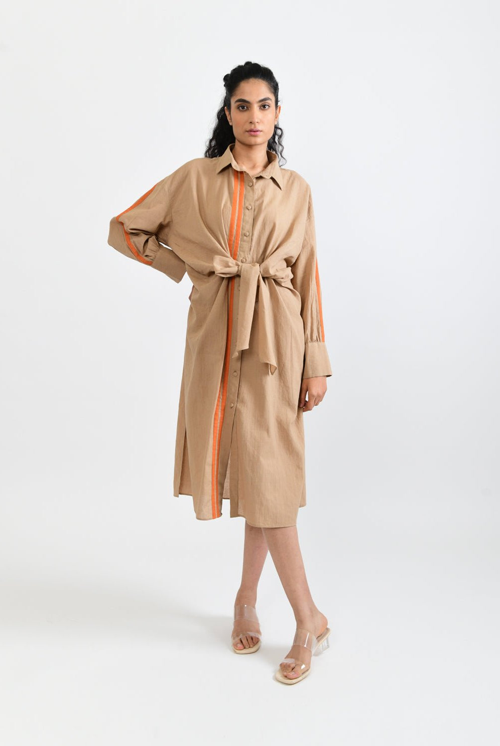 Sunburst Tie Up Dress - CiceroniDressesRias Jaipur